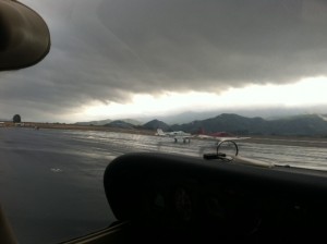 Just prior to departing on an IFR training flight