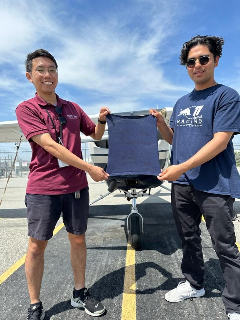 Aces High student milestone