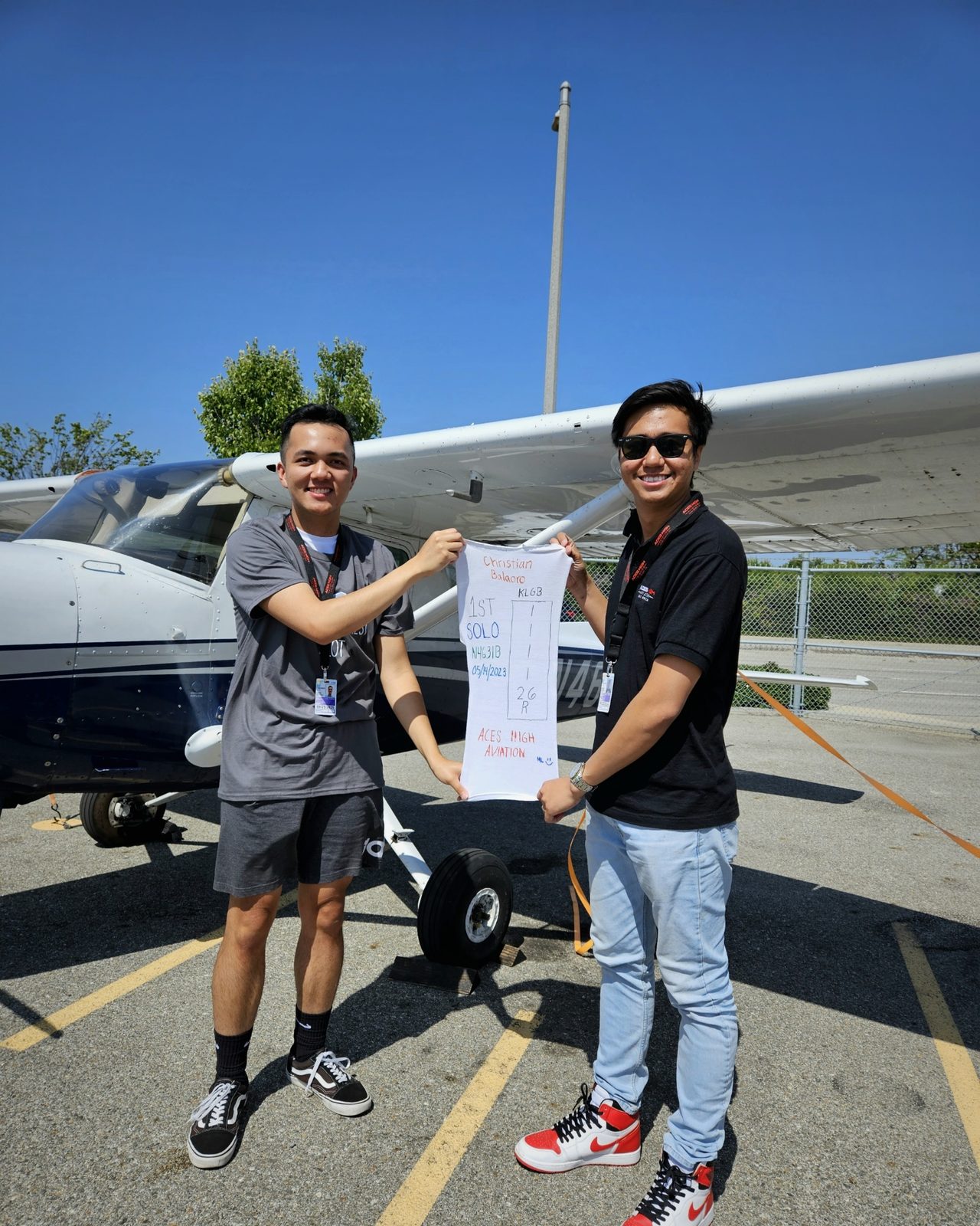 Aces High student milestone