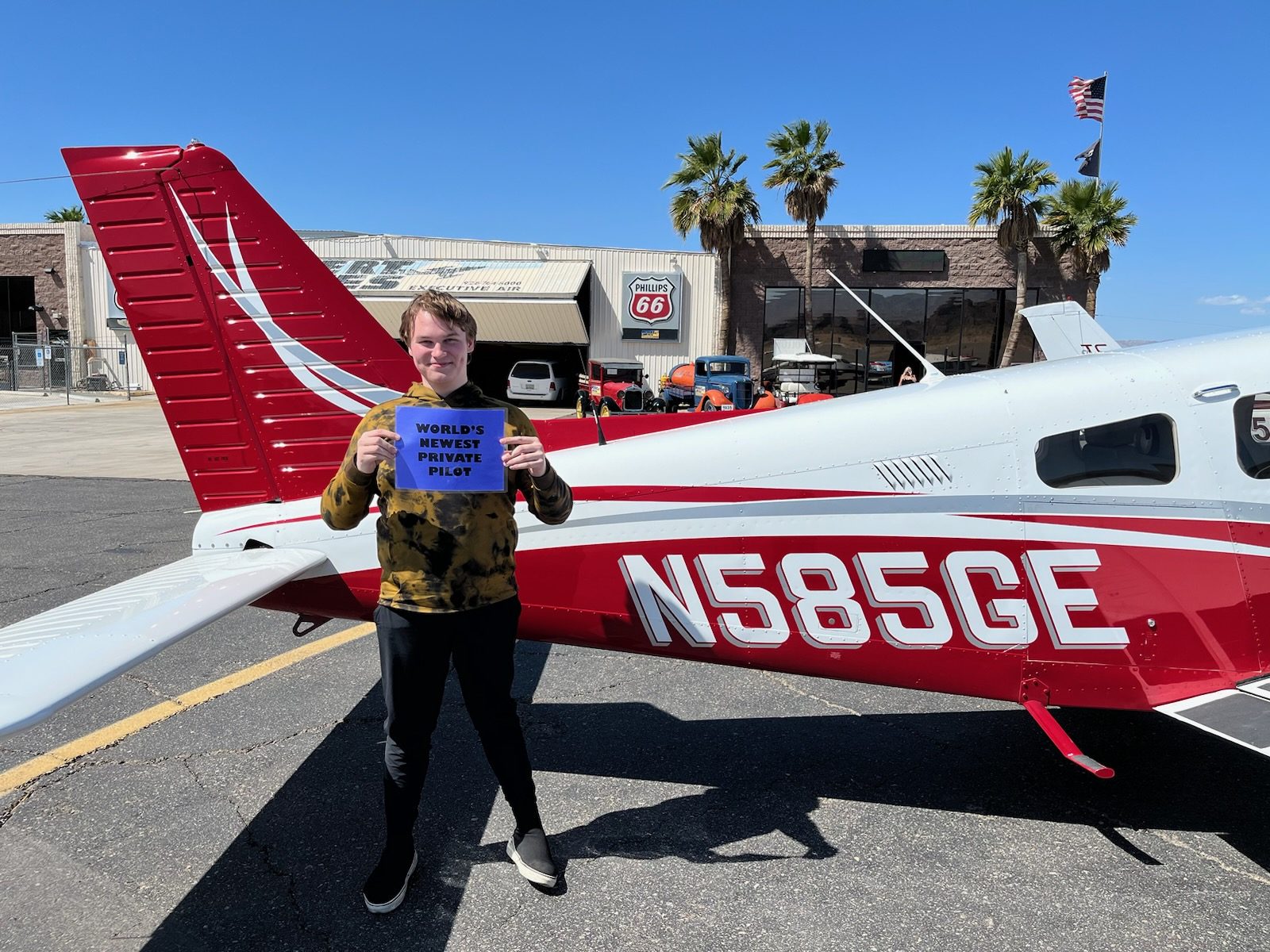Aces High student milestone
