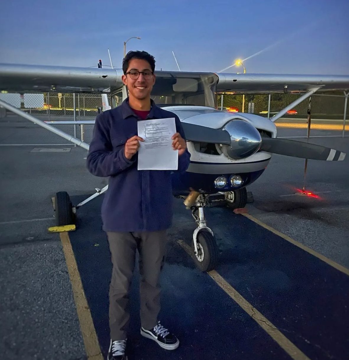 Aces High student milestone