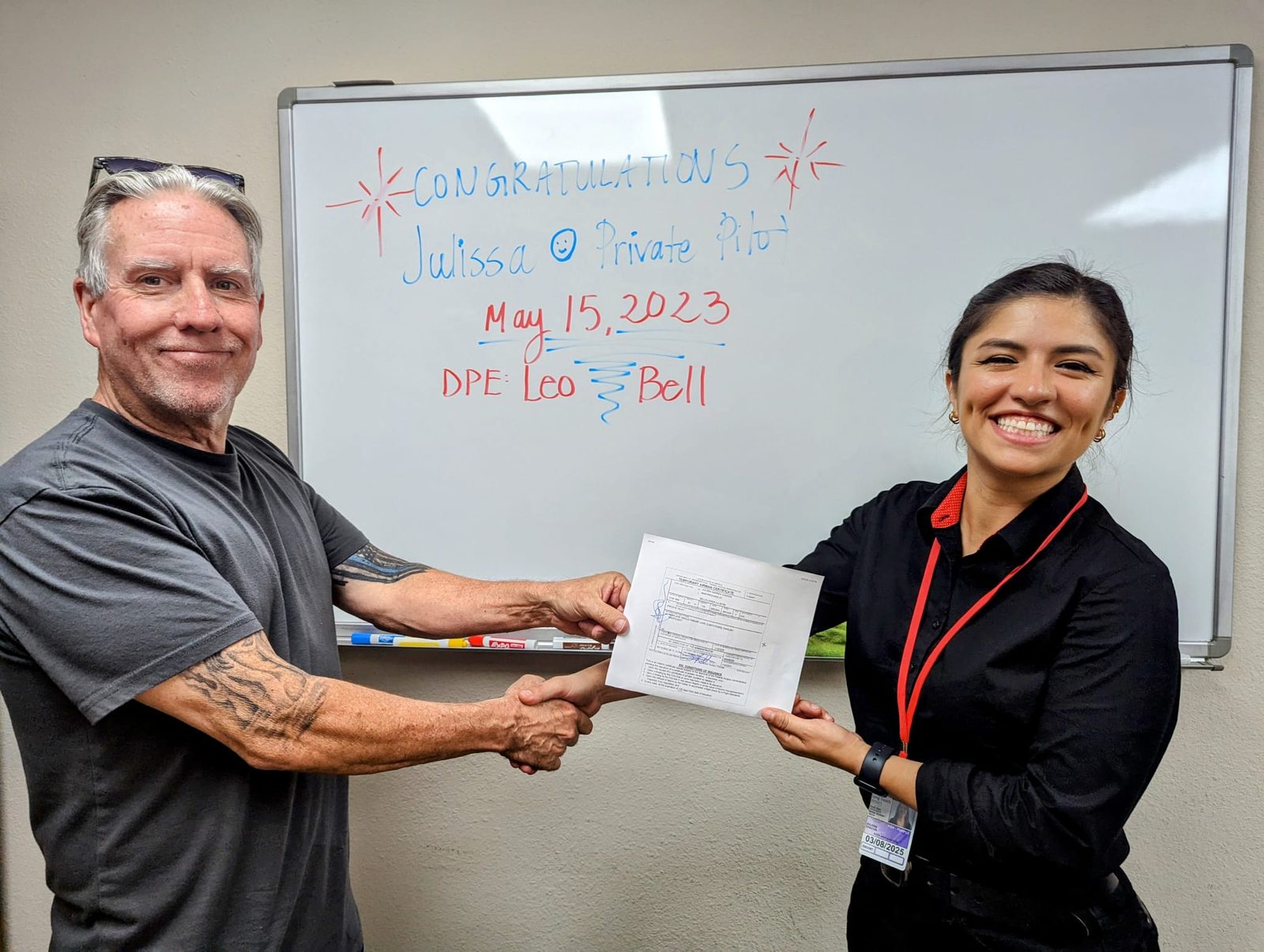 Aces High student milestone