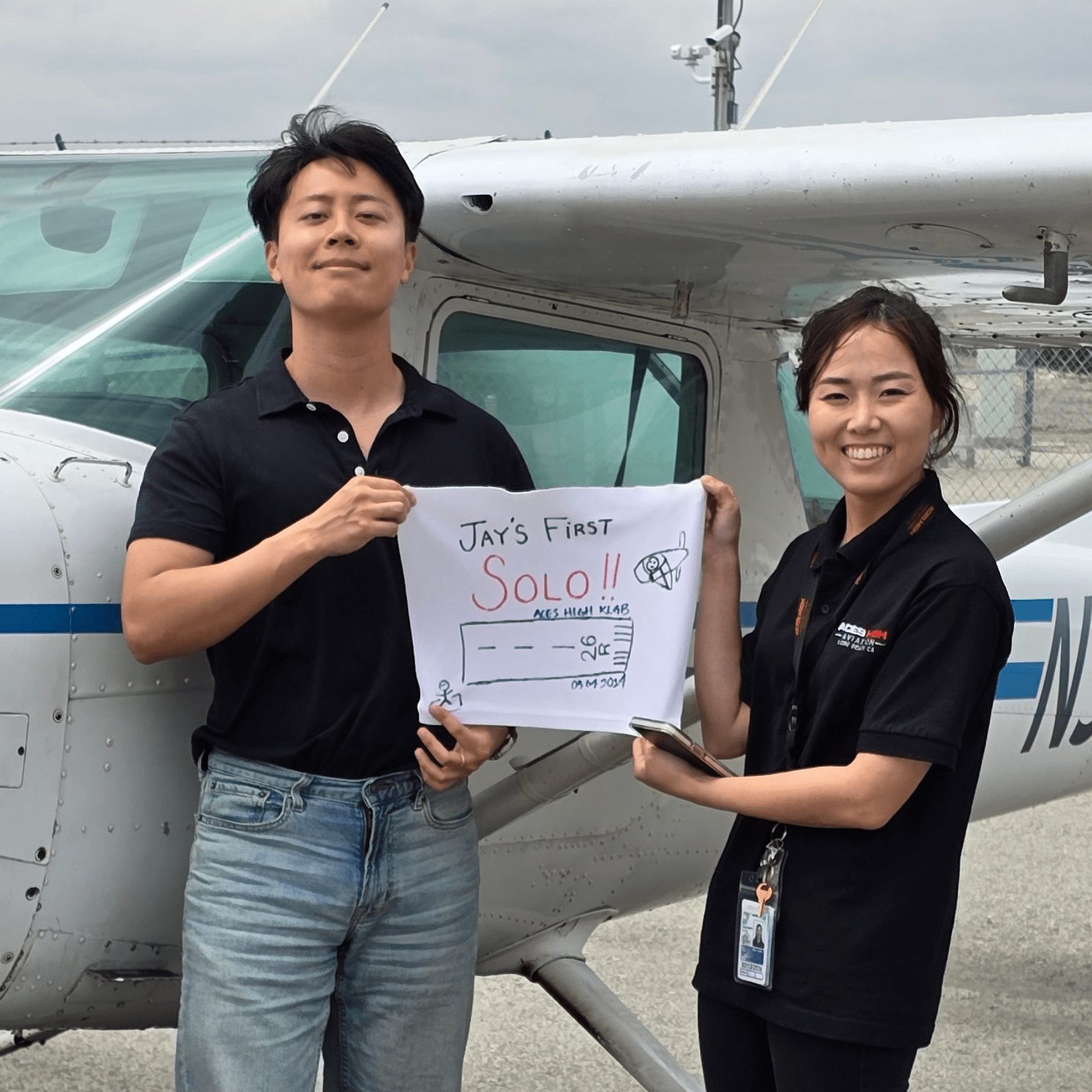 Aces High student milestone