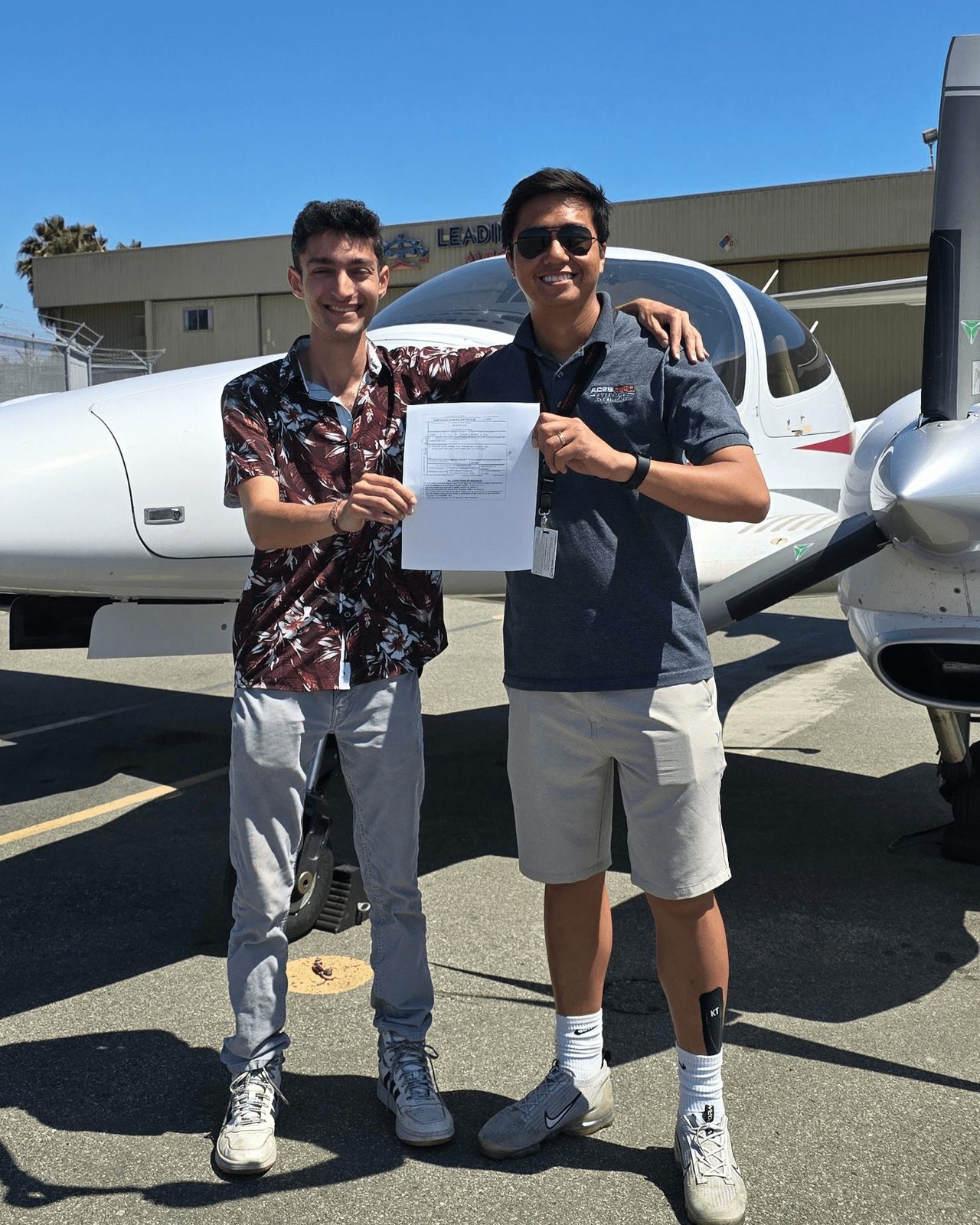 Aces High student milestone