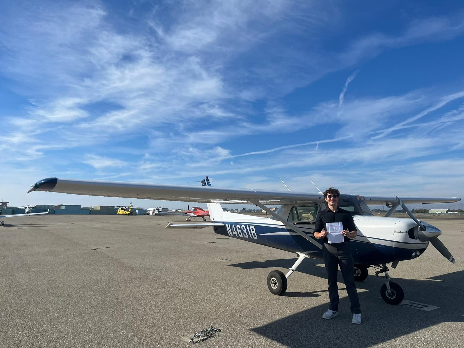 Aces High student milestone