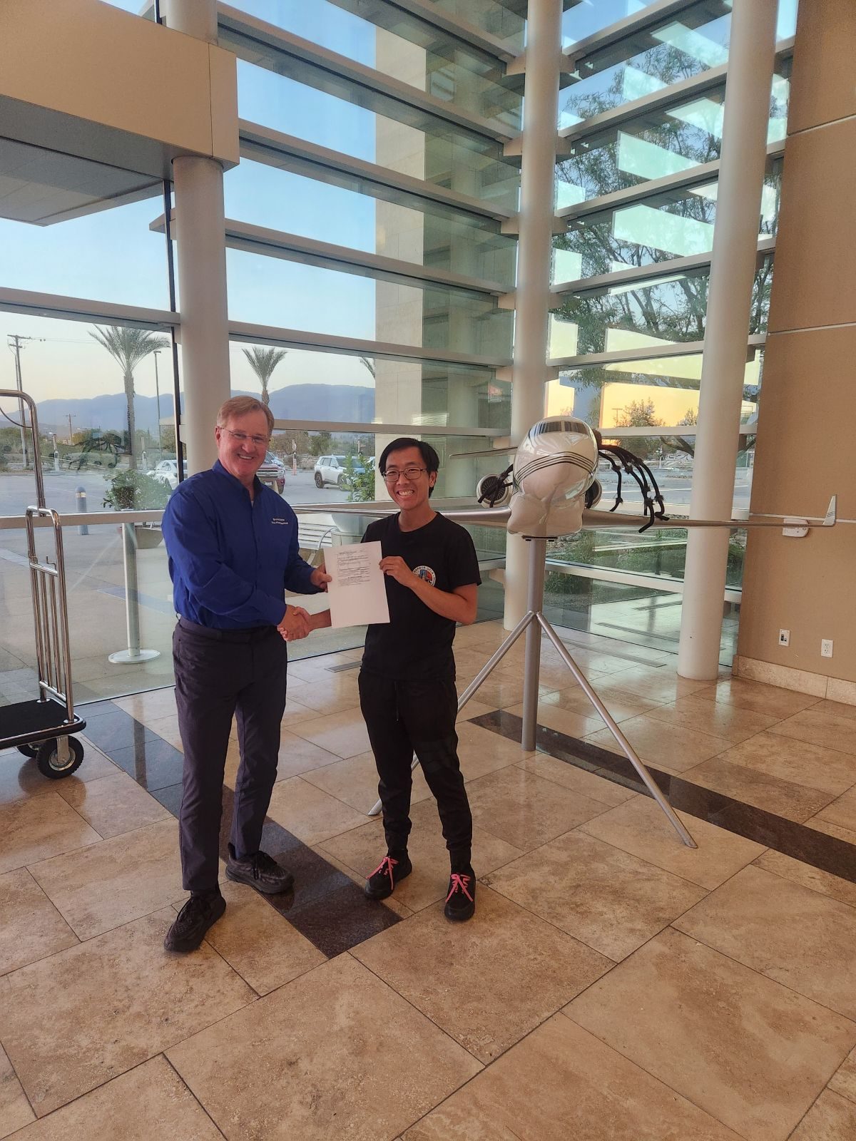 Aces High student milestone