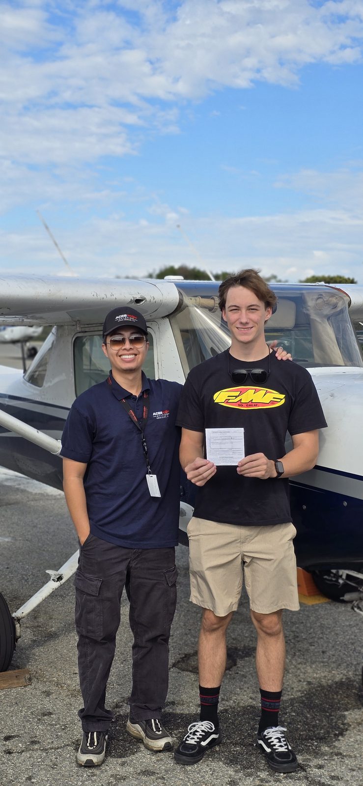 Aces High student milestone