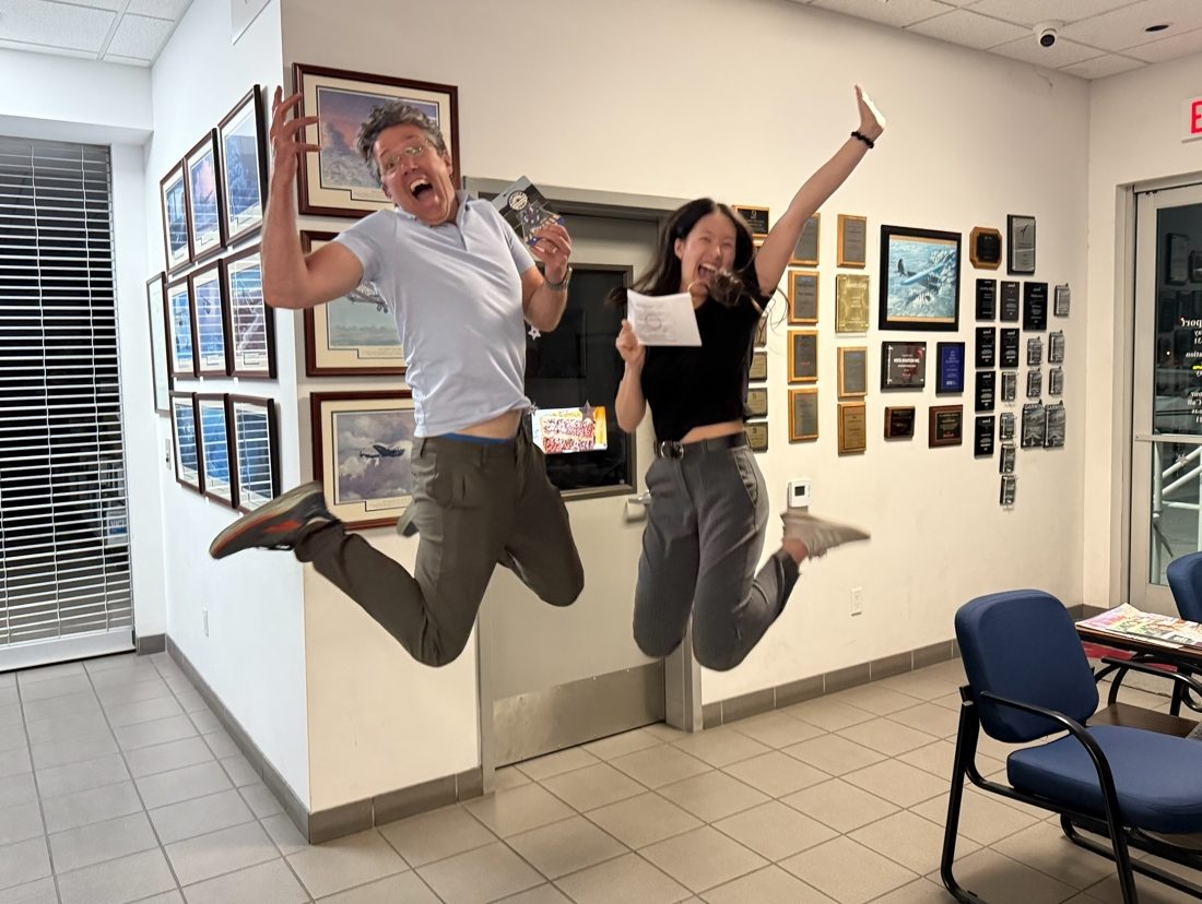 Aces High student milestone