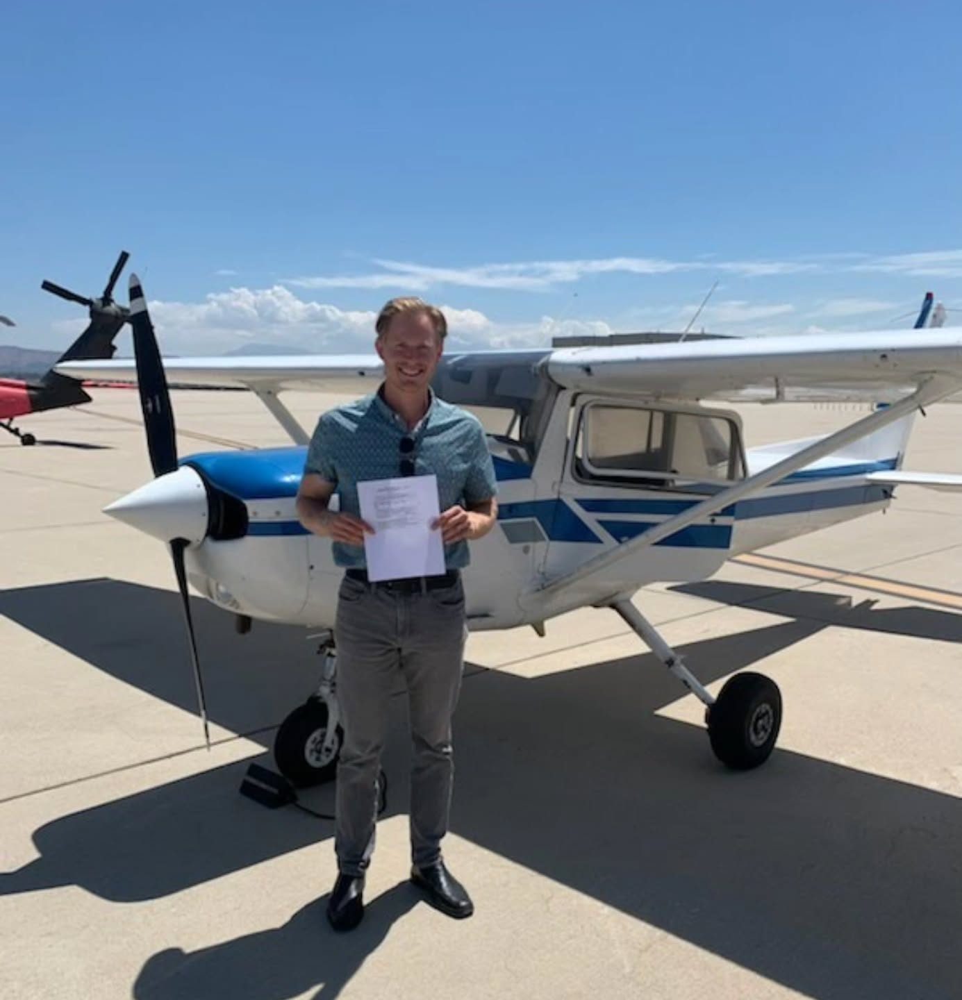 Aces High student milestone