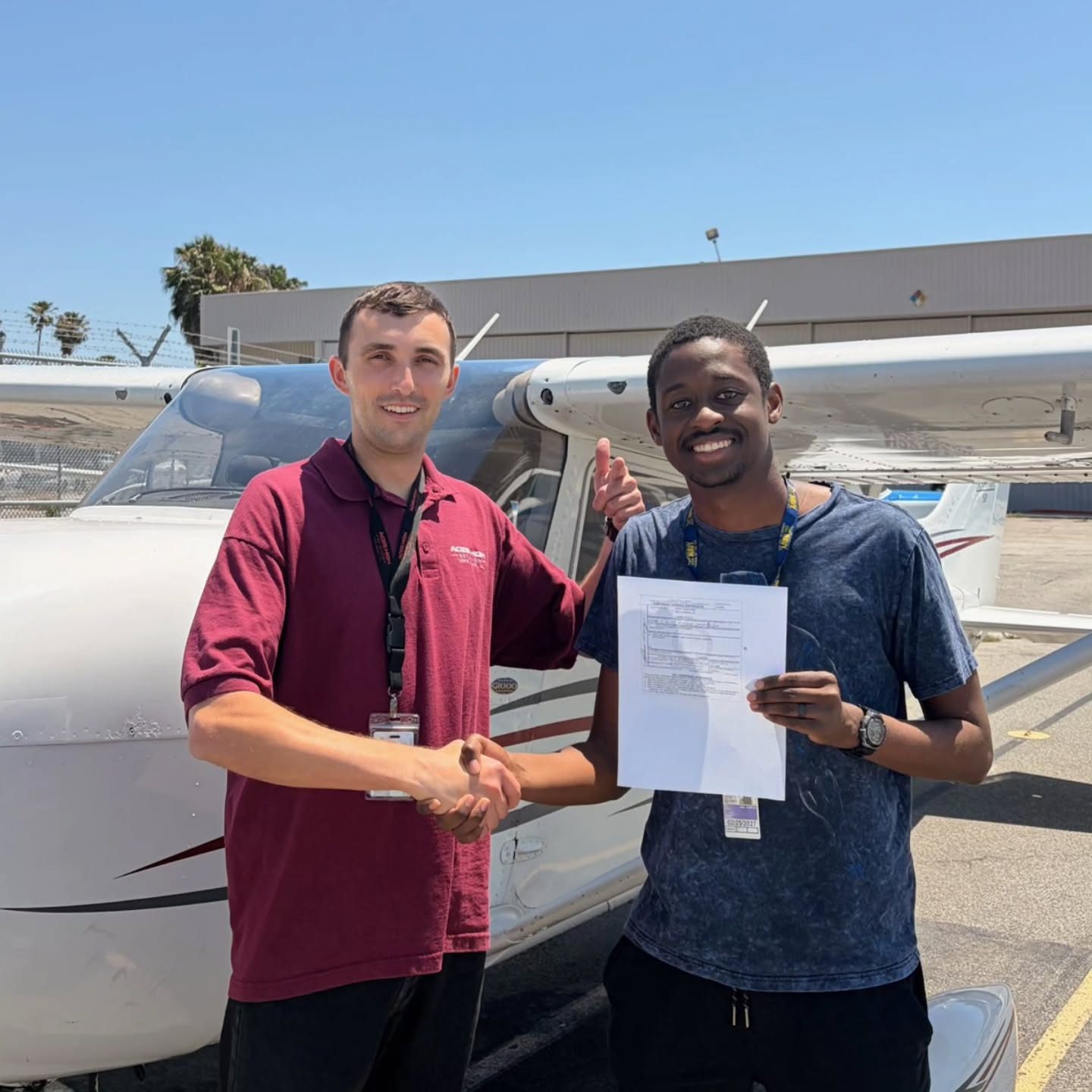 Aces High student milestone