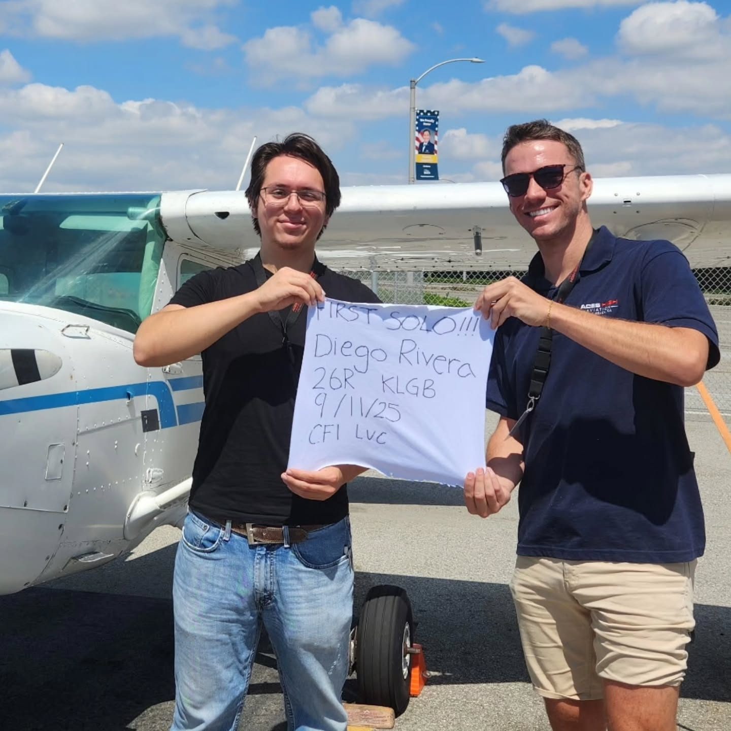Aces High student milestone