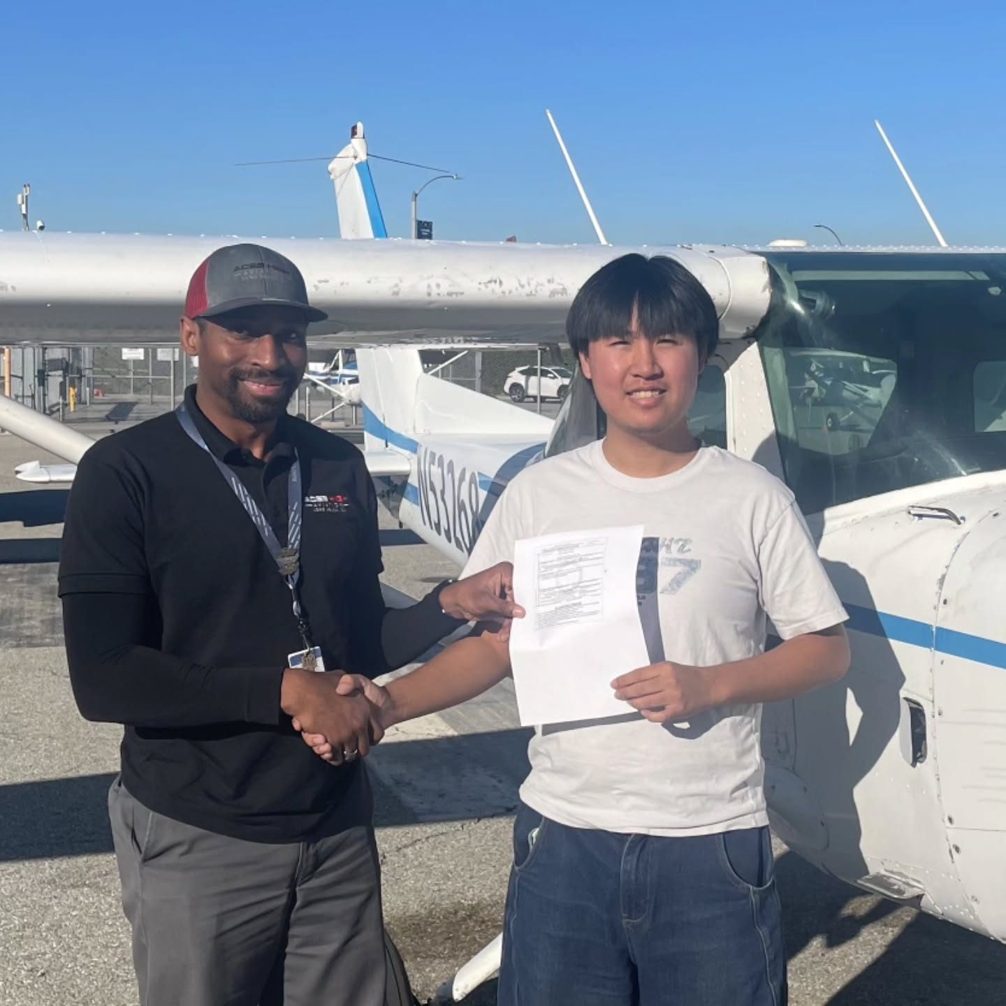 Aces High student milestone