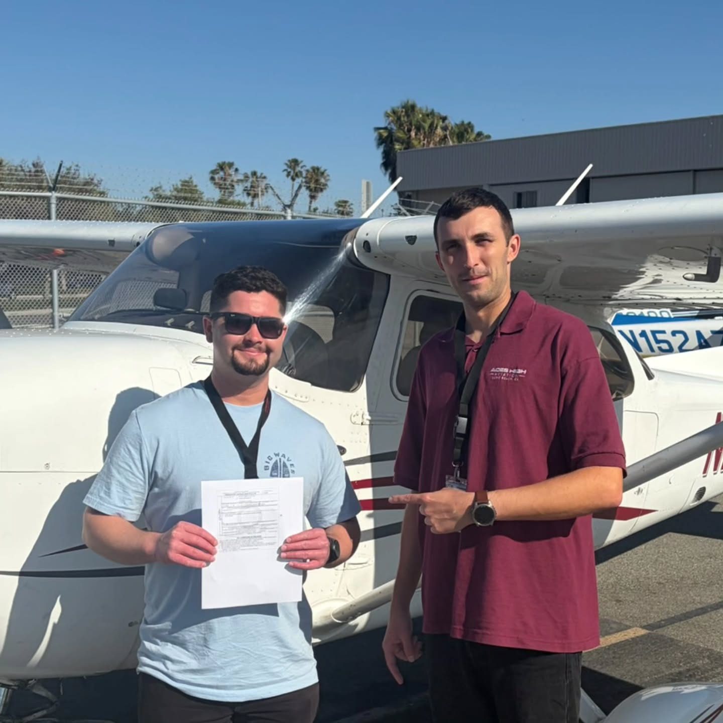 Aces High student milestone