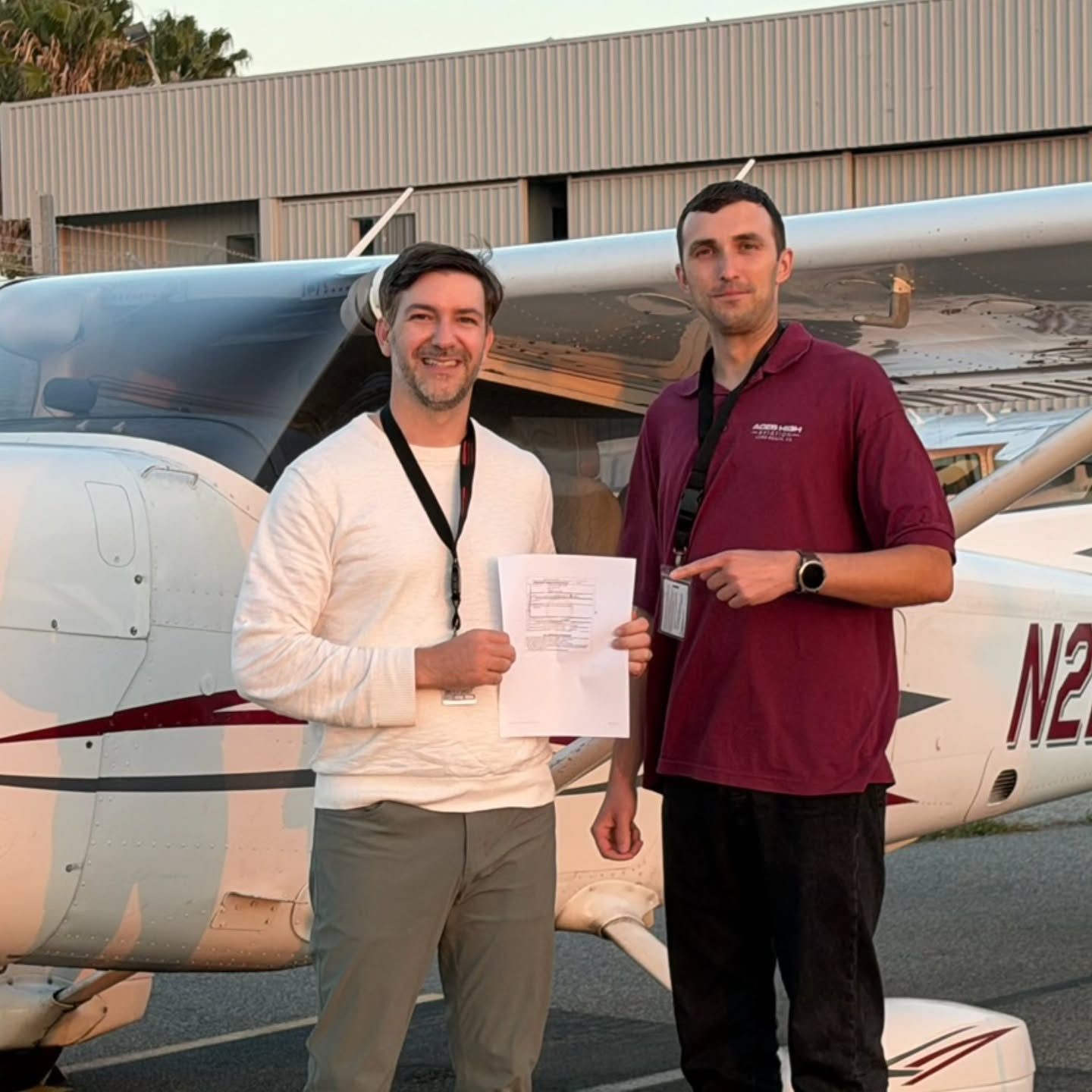 Aces High student milestone