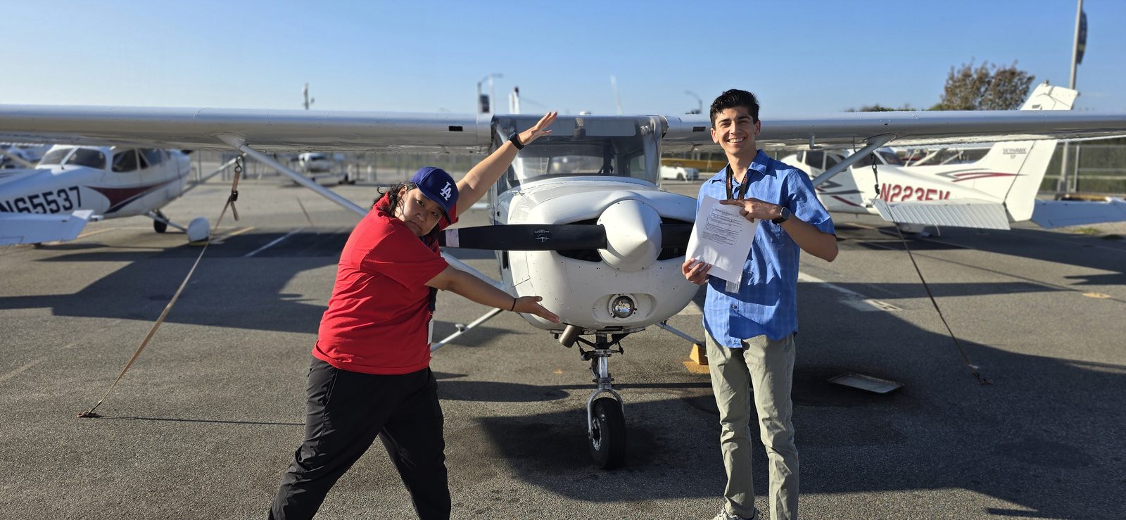 Aces High student milestone