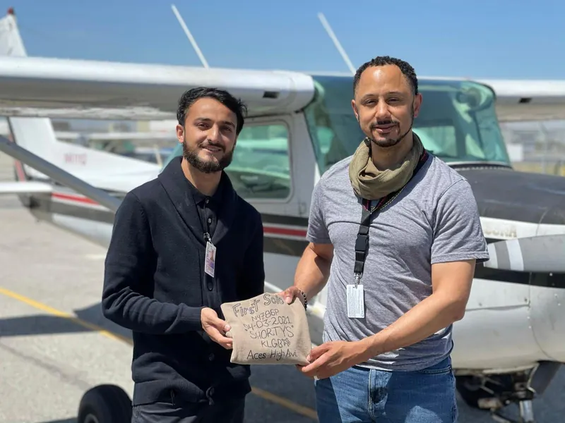 Aces High student milestone