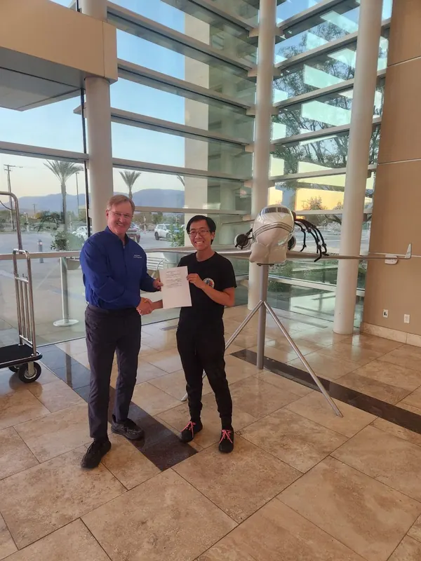 Aces High student milestone