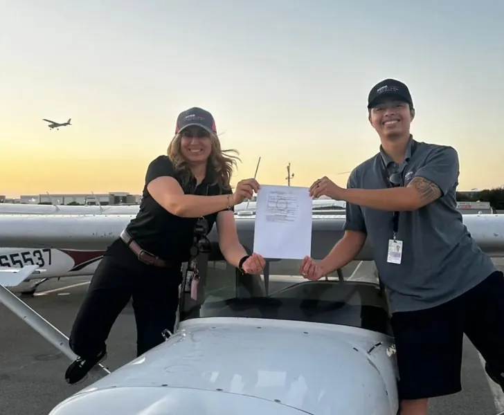 Aces High student milestone